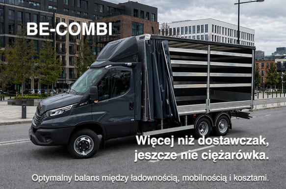 IVECO Daily z zestawem BE-Combi