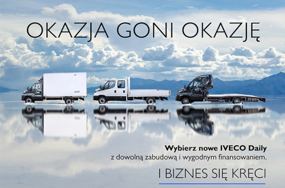 Akcja Stary Stock DBK – leasing od 103,99%* z Iveco Capital