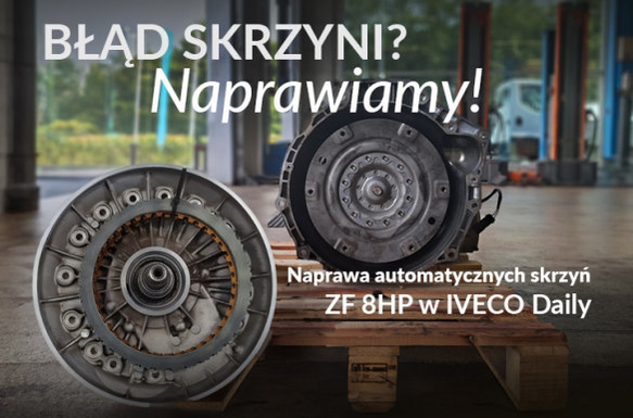 Naprawa skrzyni ZF 8HP w IVECO Daily