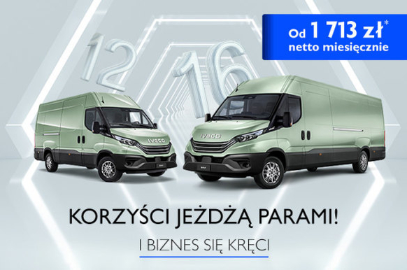 IVECO Daily furgon I Korzyści jeżdżą parami