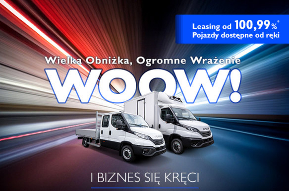 IVECO Daily – podwozie z zabudową w Mega Wyprzedaży!