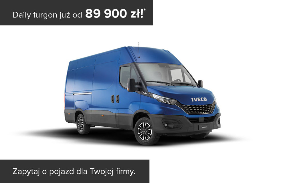 Daily furgon już od 89 900 zł!