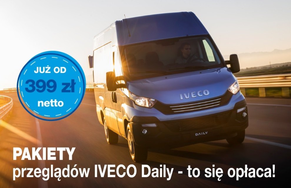 PAKIETY PRZEGLĄDÓW IVECO DAILY